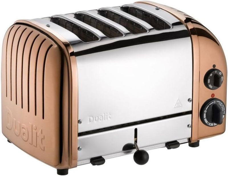 Classic NewGen 4-Scheiben Toaster, kupfer poliert handgefertigt mit EU Stecker Rich Copper, Rich Cop