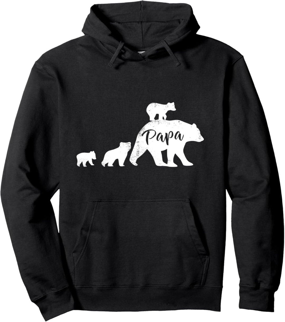 Papa Bear Shirt mit 3 Baby Bären Vatertag T-Shirt Pullover Hoodie