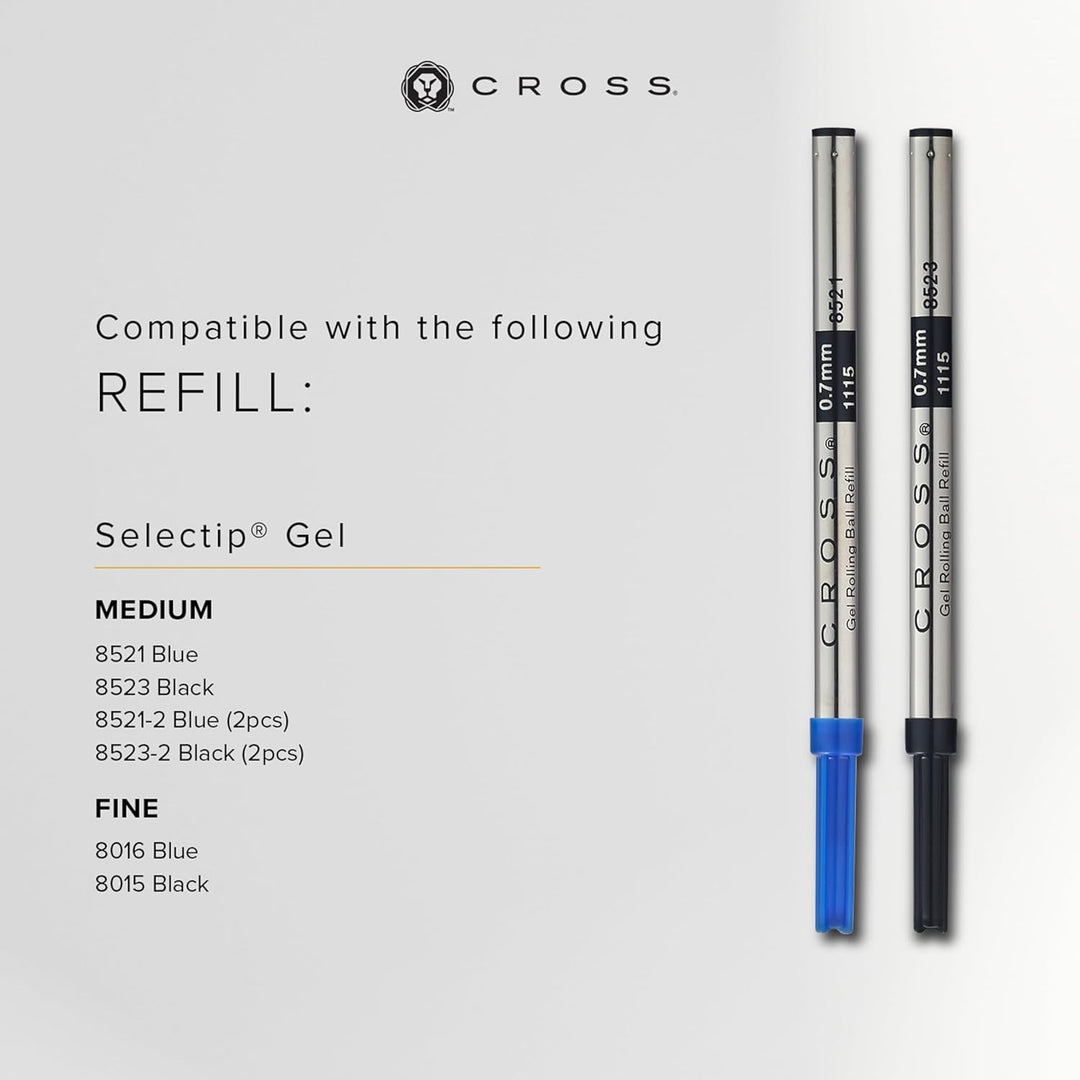 Cross Edge Rollerball (Strichstärke M, Schreibfarbe: schwarz, nachfüllbar, inkl. Premium Geschenkbox