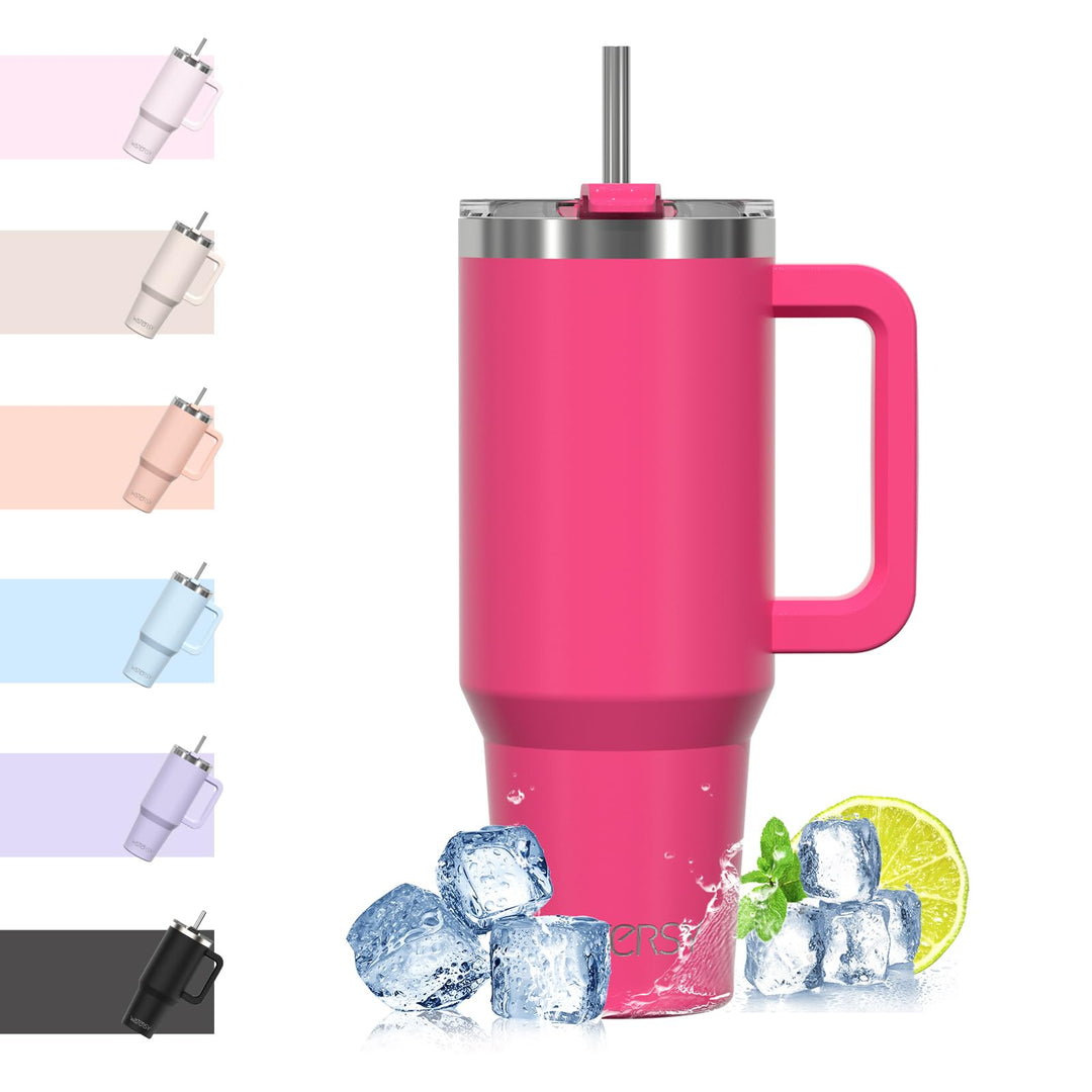 WATERSY 40oz Kaffeebecher to Go Thermobecher Doppelwandiger Edelstahl Vakuum Auslaufsicher Trinkbech