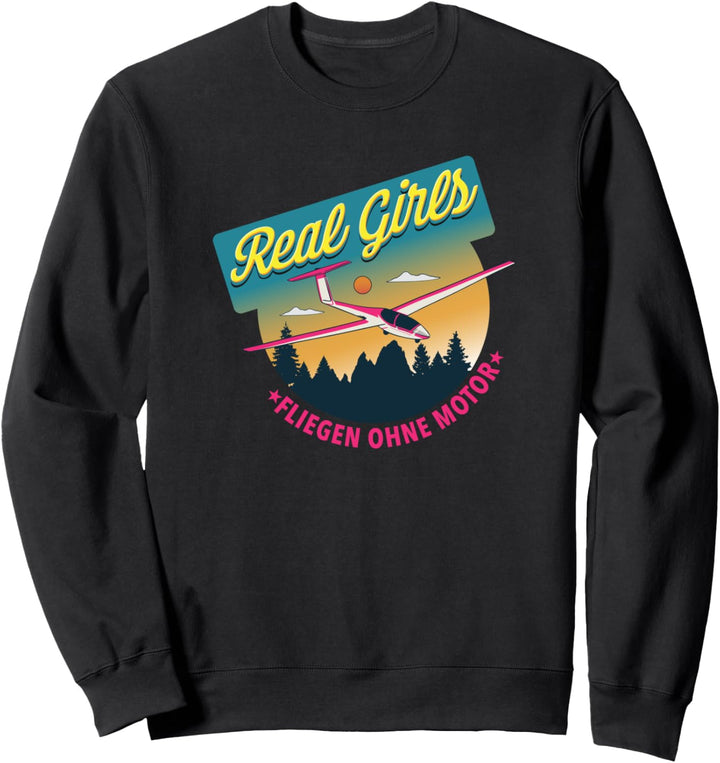 Fliegen Ohne Motor Segelflugzeug Piloten Sweatshirt