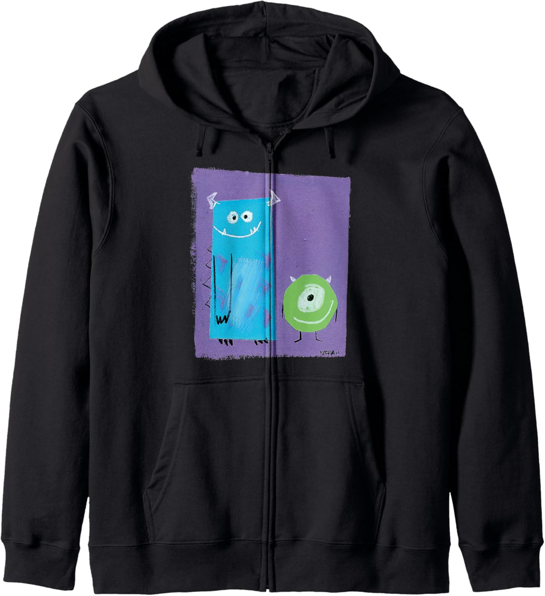 Disney Pixar Monsters Inc Sulley Mike Nierva Kapuzenjacke