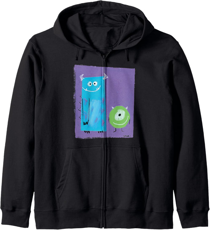 Disney Pixar Monsters Inc Sulley Mike Nierva Kapuzenjacke