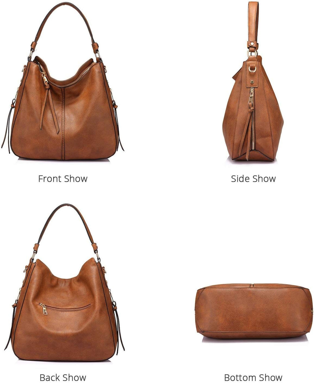 Realer Handtasche Damen Shopper Tasche Tote Leder Umhängetasche Gross Schultertasche Frau Elegant He