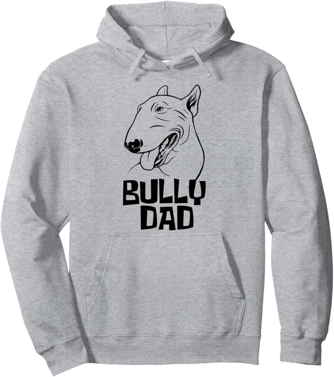 Lustige miniature Bullterrier Hunde - Herrchen Pullover Hoodie