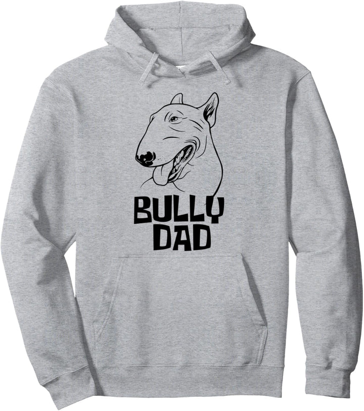 Lustige miniature Bullterrier Hunde - Herrchen Pullover Hoodie