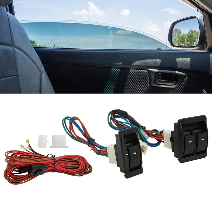 Universeller Auto-Fensterheber-Schalter, 5 Stück Universal-Auto-Fensterheber-Schalter-Regler-Kit Aut