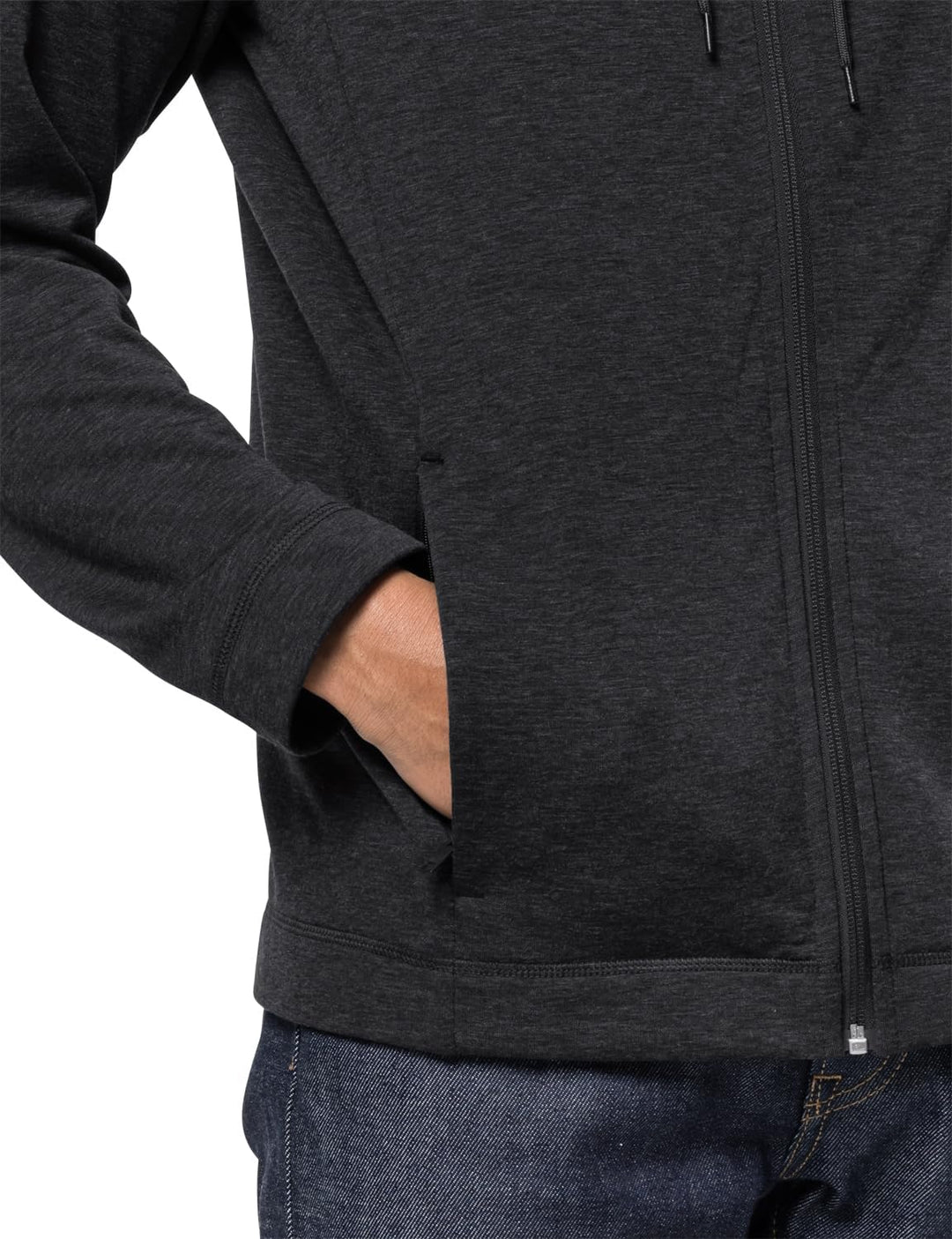 Jack Wolfskin Herren Waldsee Hooded JKT M Fleecejacke, Schwarz