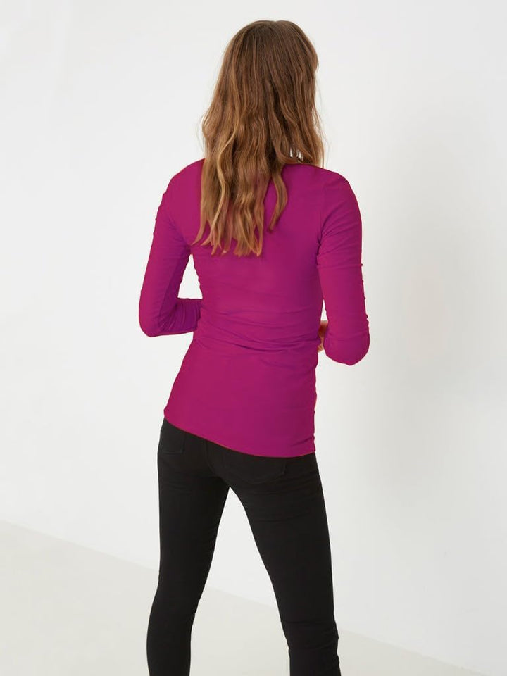 Vero Moda Female Top VMMAXI 2-Pack T-Shirt XS 2er Pack (1x Festival Fuchsia/1x Ocean Depths), XS 2er