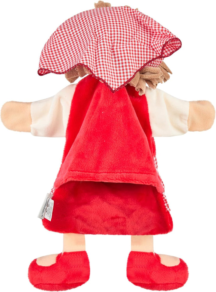 Sterntaler 3601817 Handpuppe Gretel, 28 x 27 x 9 cm, Rot, Gretel