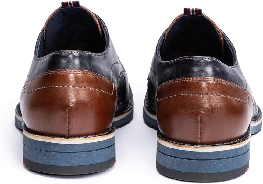 LLOYD Herren Schnürschuhe Harris, Männer Businessschuhe, 40 EU Midnight D Brown