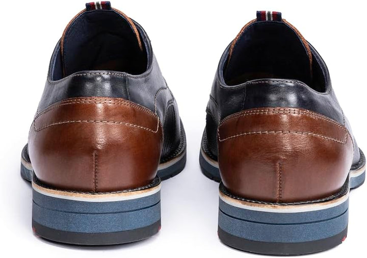 LLOYD Herren Schnürschuhe Harris, Männer Businessschuhe, 40 EU Midnight D Brown