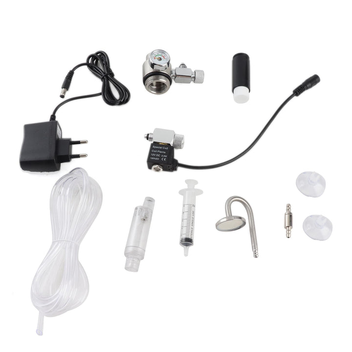 Ailgely 5L CO2-Generator-System-Kit für Doppel Aquarium CO2-Edelstahl-Zylinder-Generator-System mit