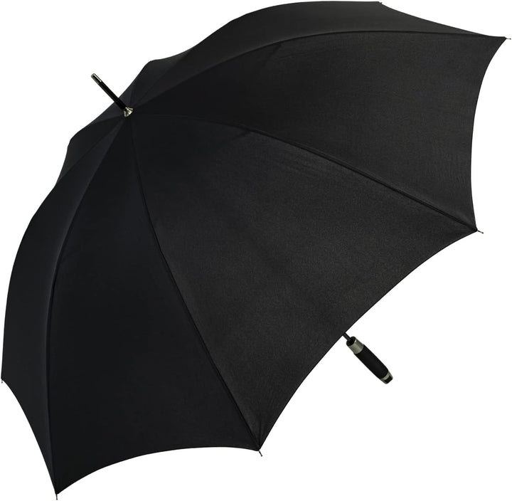 Doppler XXL Golfschirm - Partnerschirm Fiberglas mit Stabgriff - schwarz, schwarz