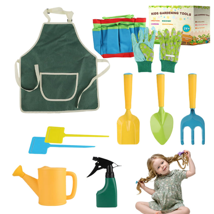 Wedhapy Kids Gardening Set Kids Gardening Tools 20pcs/Set Mini Ergonomic Kleinkind Gartenset Tragbar