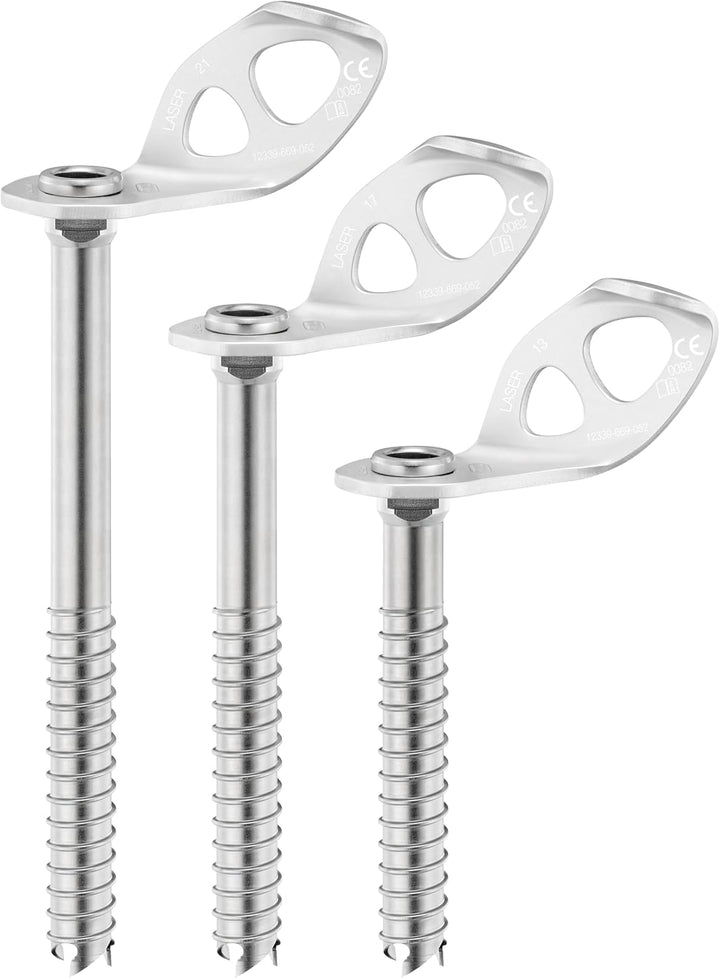 PETZL Unisex-Adult Laser 13 cm Silber, 13 cm Silber