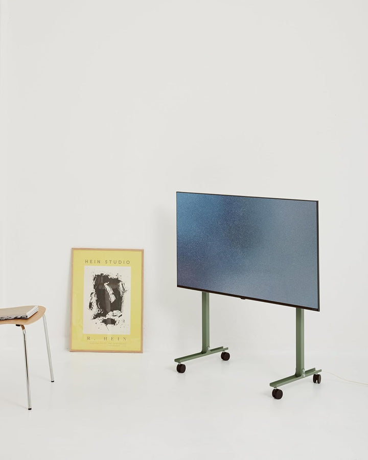 Pedestal Straight Rollin’ TV Ständer mit Rollen für Fernseher 40 bis 70 Zoll | Fernsehständer &amp; TV W