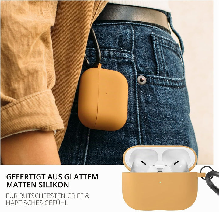 Native Union Roam Case für AirPods Pro 2 – Seidig-Matte Flüssigsilikonhülle – Kompatibel mit AirPods