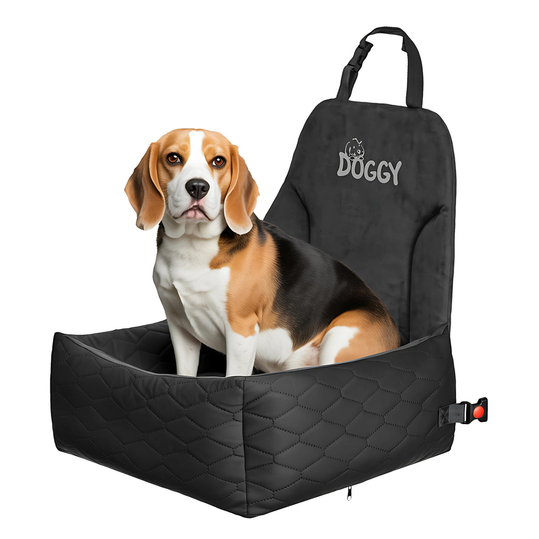 Hunde-Autositz für kleine/mittlere Hunde - Hundeautositz mit Dicker Polsterung - Waschbarer hundesit