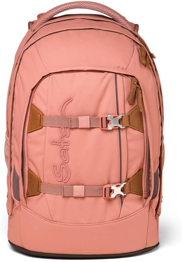 satch Pack Schulrucksack Set 3tlg. mit Sporttasche und Schlamperbox Nordic Coral, Nordic Coral
