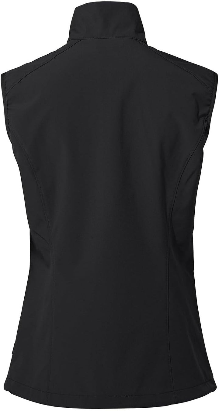 VAUDE Women's Hurricane Vest III - Softshellweste Damen - Weste zum Wandern 38 black uni, 38 black u