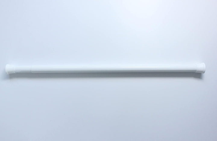ALU DUSCHVORHANGSTANGE 140 cm - 250 cm WEISS TELESKOPSTANGE KLEMMSTANGE! SPRING SHOWER ROD WHITE!