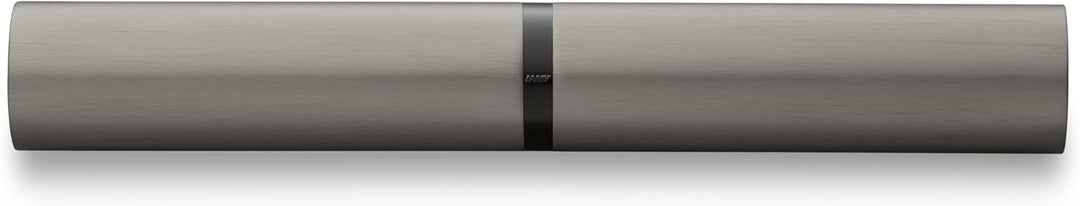 LAMY Lx Tintenroller 357 – Rollpen aus Aluminium, edel eloxiert in der Farbe Ruthenium mit transpare