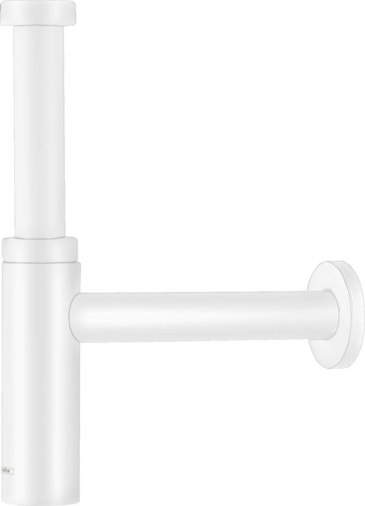 hansgrohe Siphon Flowstar S (Designsiphon für Waschbecken) Mattweiss, Mattweiss