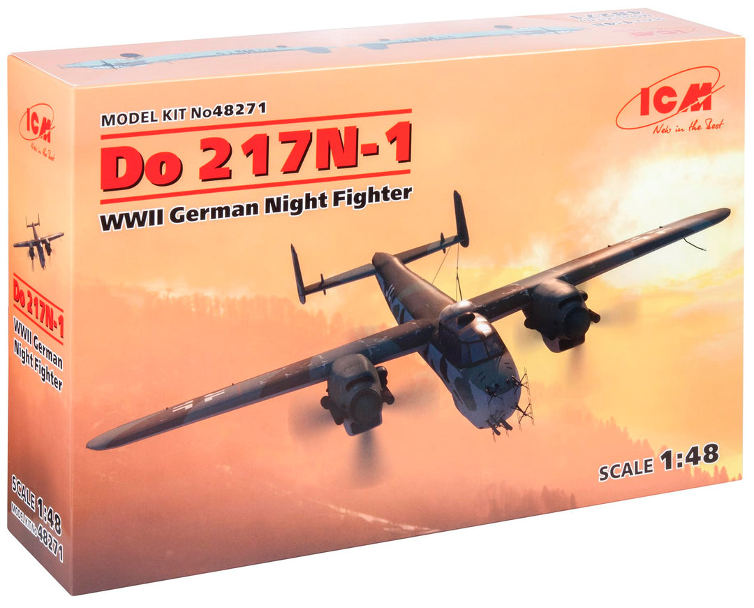 ICM 48271 Do 217N-1,WWII German Night Fighter (100% New molds) Modellbausatz, grau