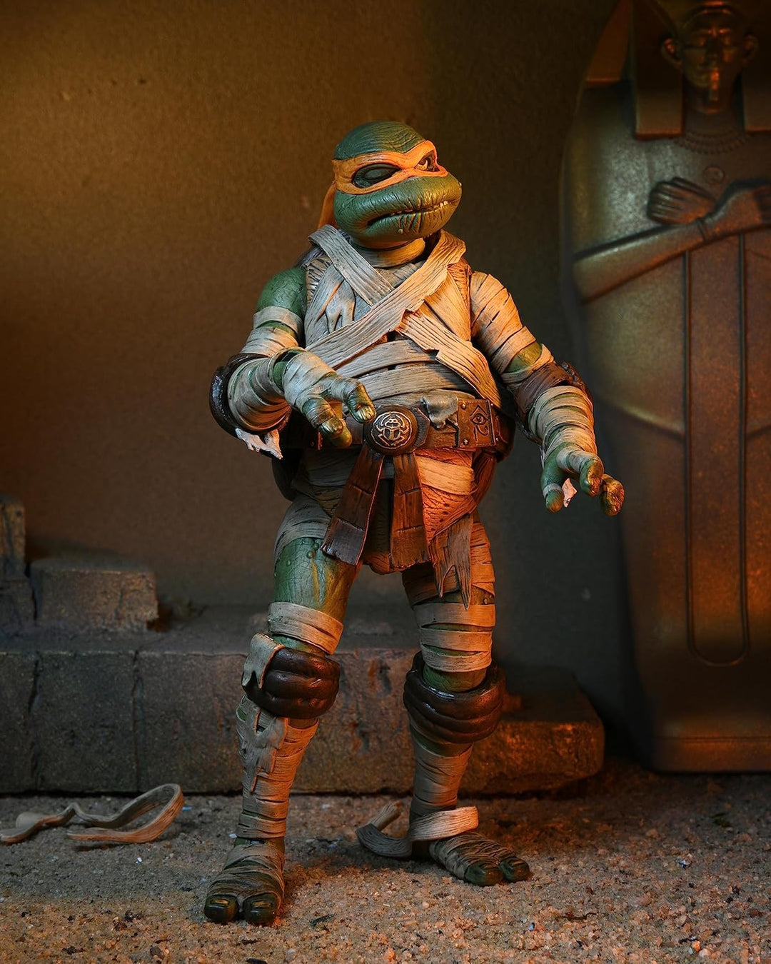 NECA Teenage Mutant Ninja Turtles Michelangelo The Mummy Universal Monsters. Material: Kunststoff, H