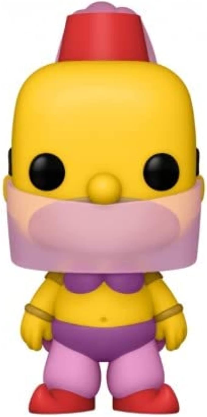 Funko Pop! The Simpsons Belly Dancer Homer 1144 FunKon 2021 Summer Convention Shared Exclusive