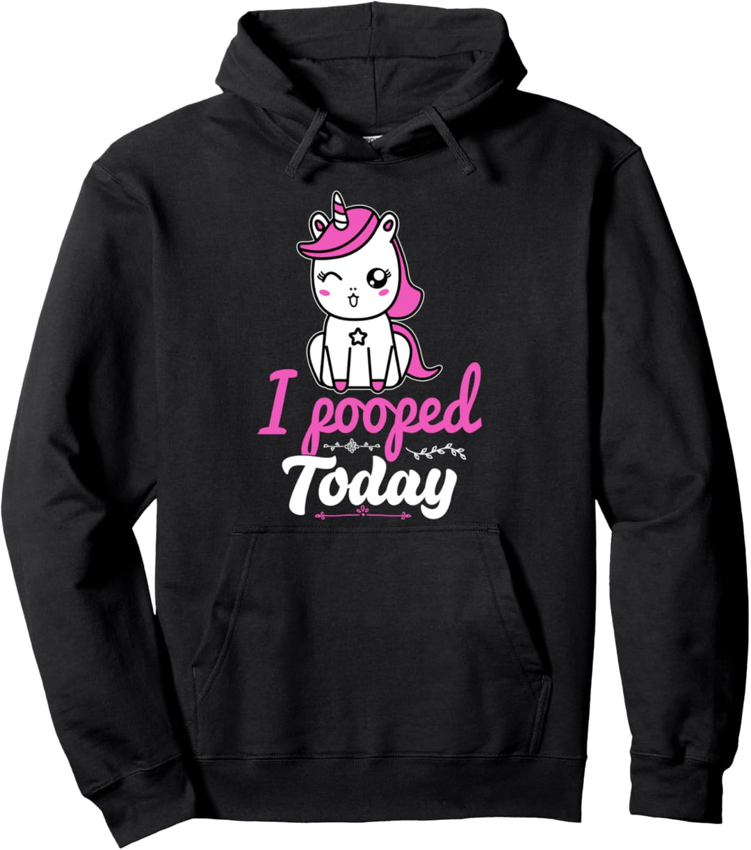 Einhorn Poop Tee dieser Typ hat heute kacken, tut mir leid, dass ich heute geschissen habe Pullover