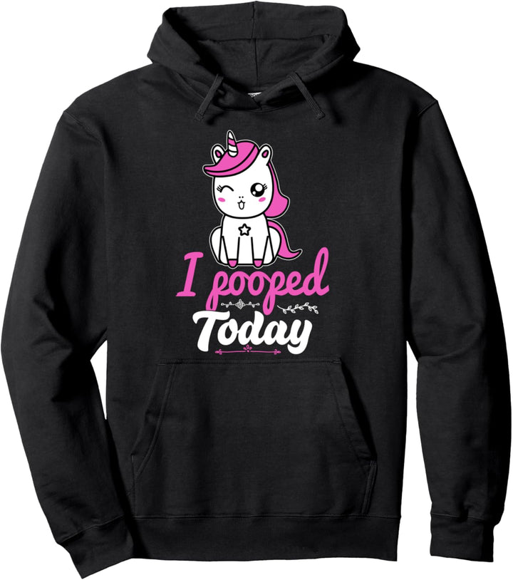 Einhorn Poop Tee dieser Typ hat heute kacken, tut mir leid, dass ich heute geschissen habe Pullover