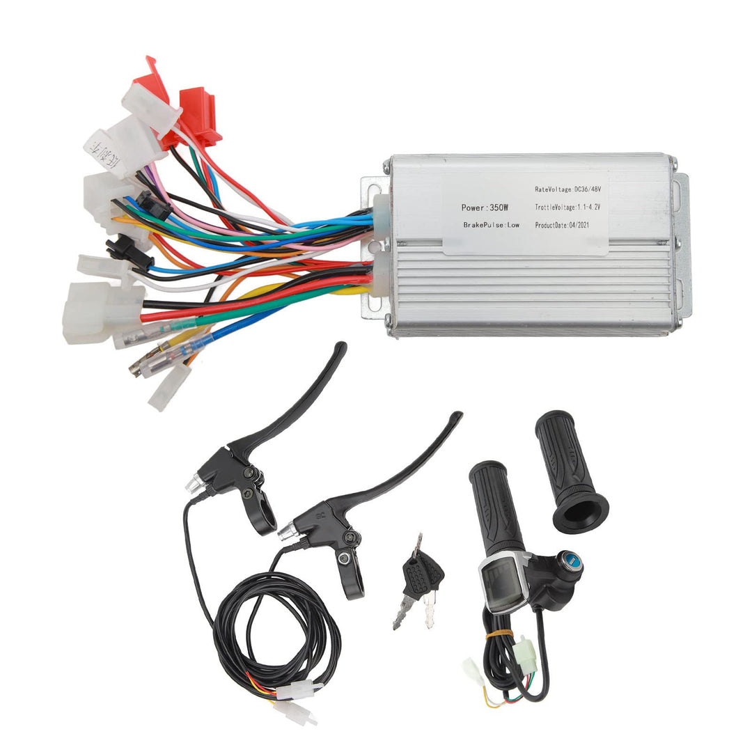 BuyWeek Elektrofahrrad Brushless Motor Controller Kit, 36V 48V 250W Bürstenloser Motor Controller Ga
