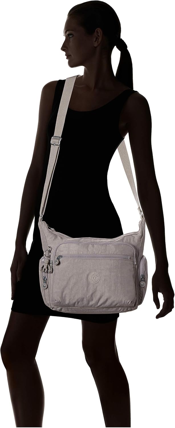 Kipling GABBIE Mittelgrosse Umhängetasche Grau/Crew Fleece, Grau/Crew Fleece