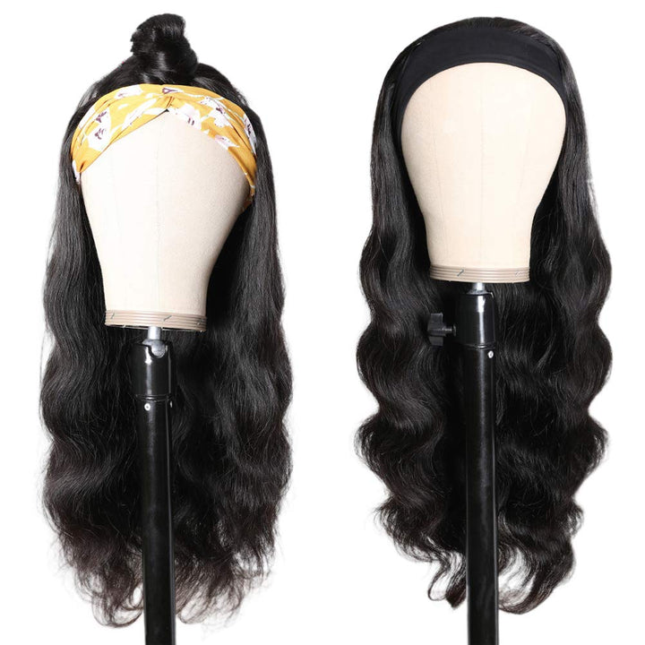 Dan&amp;Dre Curly Wave Stirnband Perücke, für Frauen Modische verstellbare Stirnband Schal Perücke Hocht