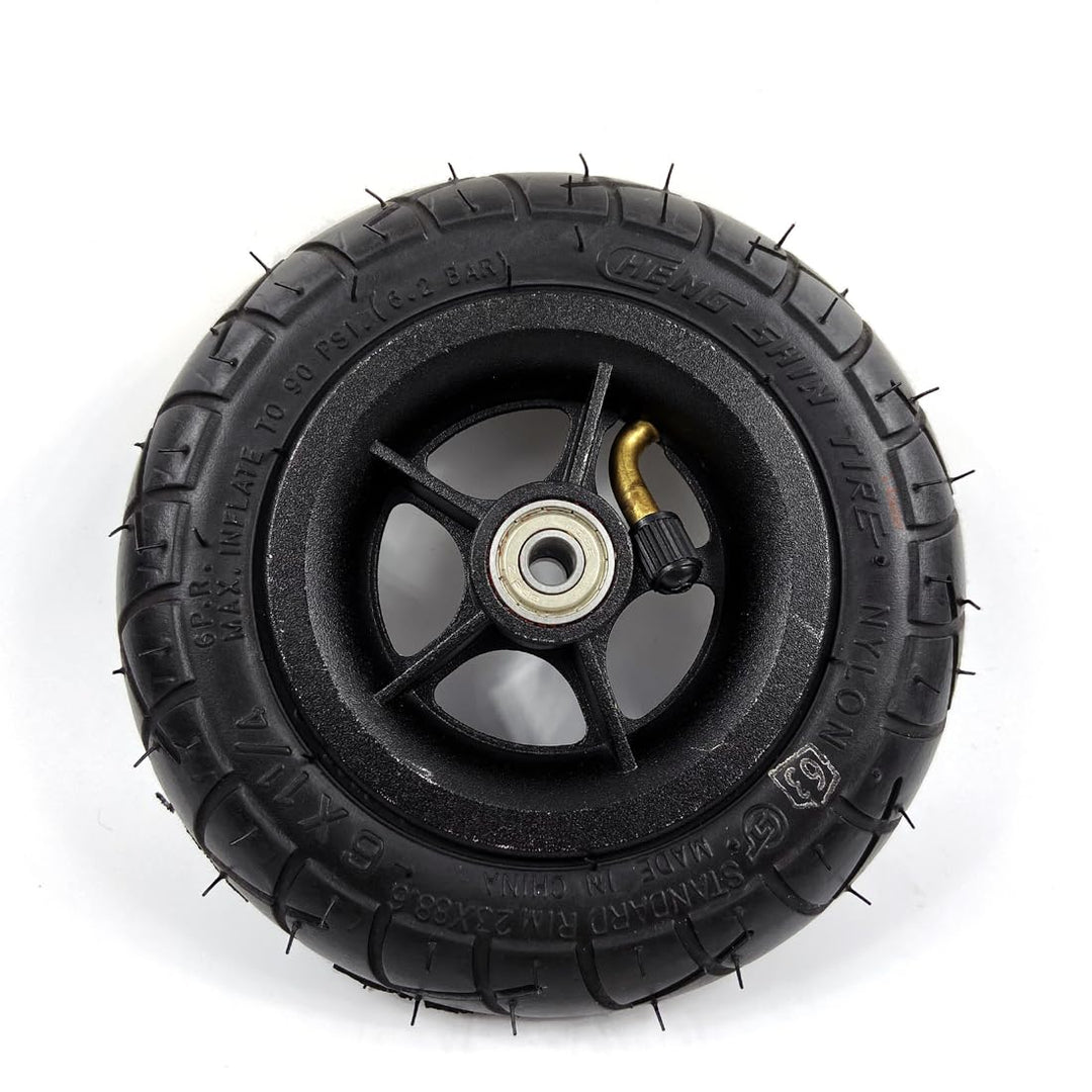 150MM Scooter Inflation Wheel With Aluminium Alloy Hub 6" Pneumatic Tyre With Inner Tube Electric Sc