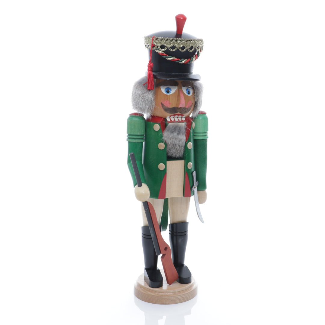 Rudolphs Schatzkiste Nussknacker Sächsischer Reiter Höhe= 42cm NEU Weihnachten Seiffen Nutcracker Nü