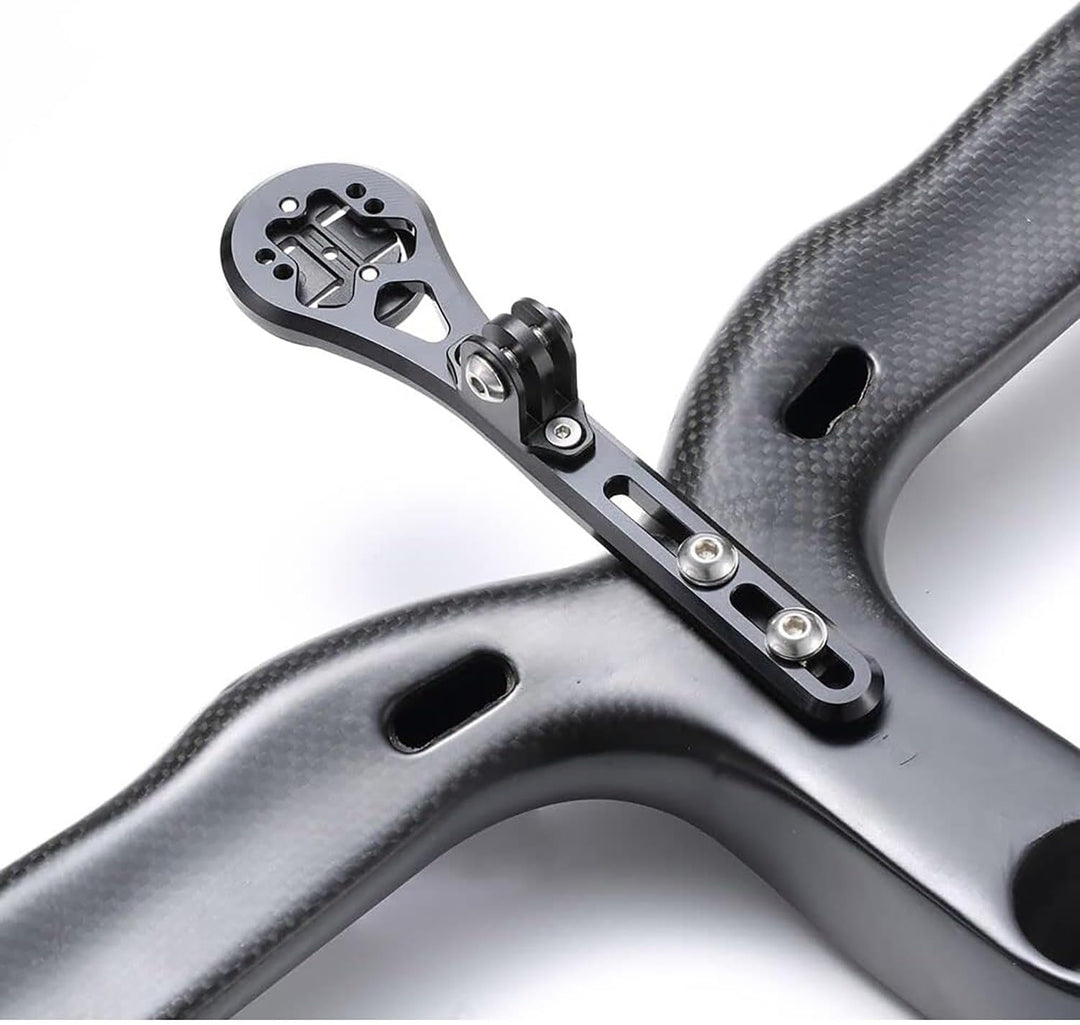 Integrierte Fahrrad Computer Halterung für Rennrad (Aluminiumlegierung) Lenkerhalterung für Garmin E