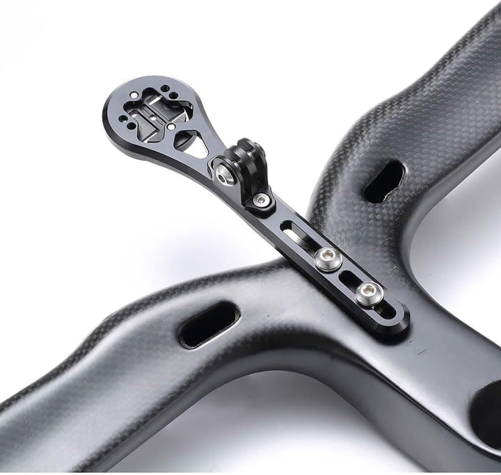Integrierte Fahrrad Computer Halterung für Rennrad (Aluminiumlegierung) Lenkerhalterung für Garmin E
