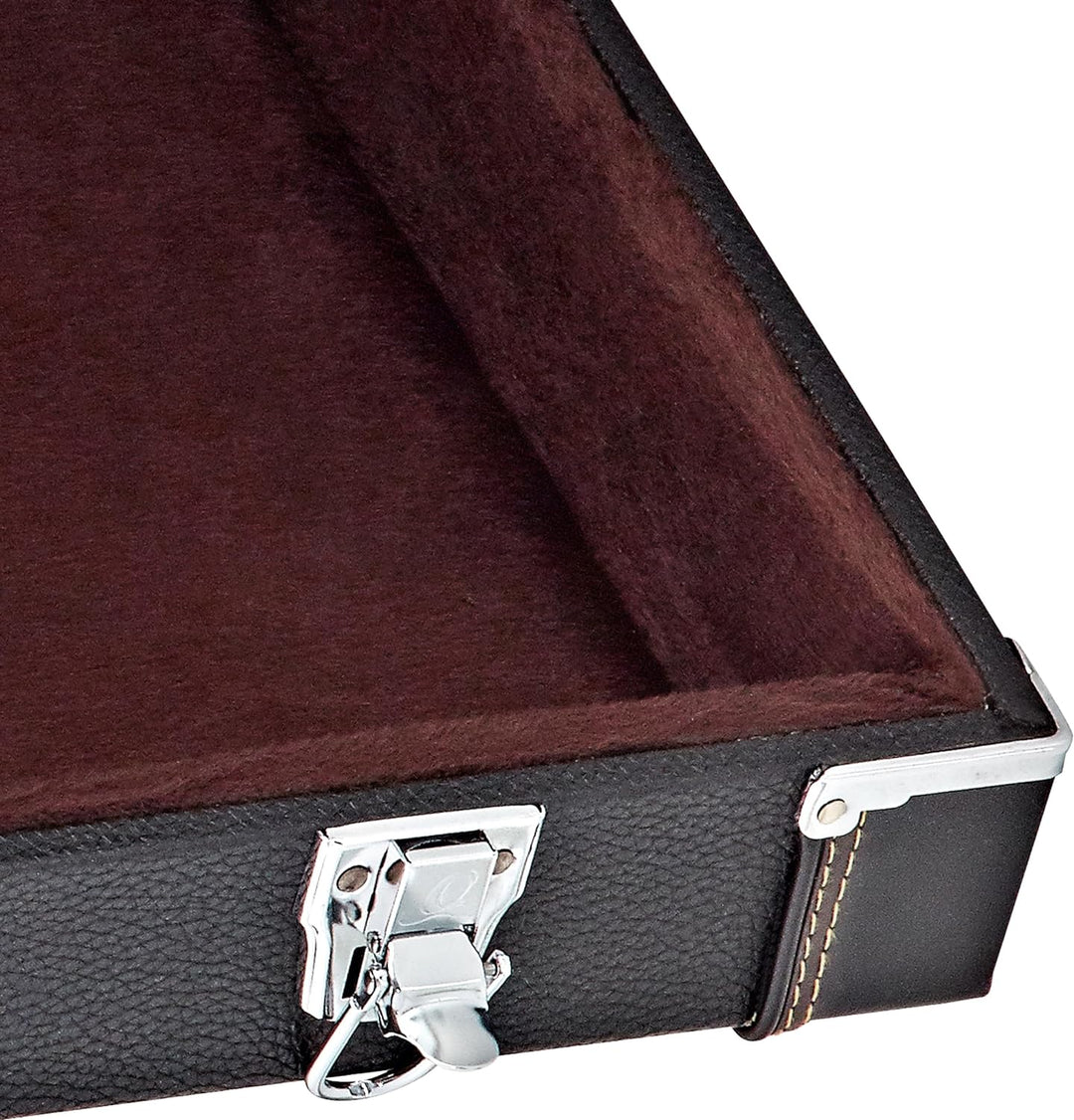 ORTEGA Koffer für E-Gitarre - Black Flat/Chrom Hardware