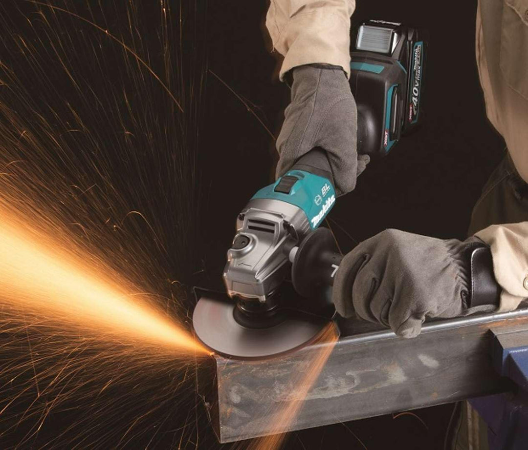 Makita GA035GZ Akku-Winkelschleifer 40V max. (ohne Akku, ohne Ladegerät), Petrol