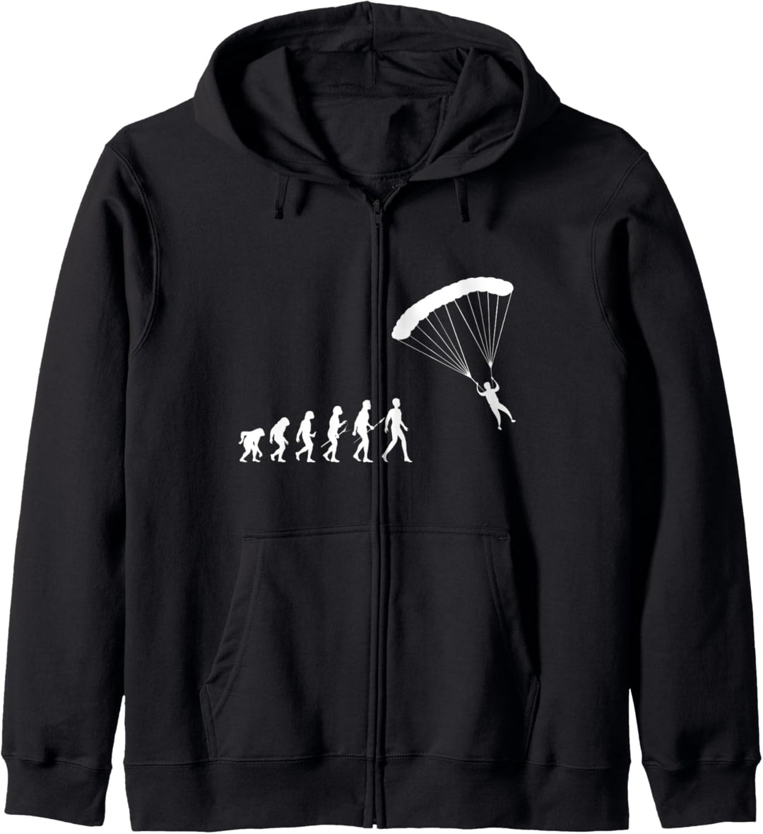 Paraglider Evolution Flying Skydiver Parachute Sports Kapuzenjacke