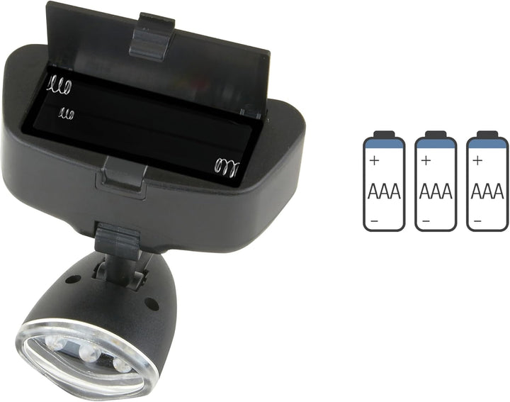 Carson MagniVisor Deluxe Komfort Kopflupe mit abnehmbarer LED Lampe und Wechsellinsen (CP-60) MagniV