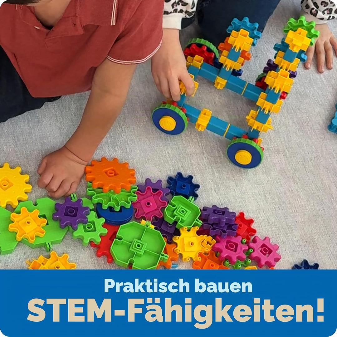 Learning Resources Gears! Gears! Gears! Roboter in Aktion, MINT, Zahnradspiel, Roboter-Zahnräder, Ab