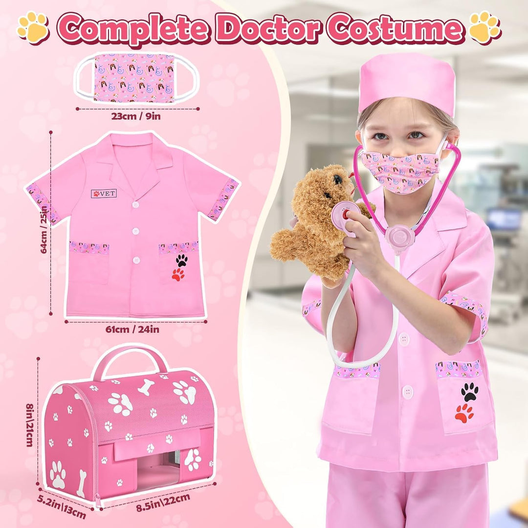 Tacobear Tierarzt Spielzeug Kinder mit Elektrisch Plüsch Hund Spielzeug Läuft und Bellt Schwanzwedel