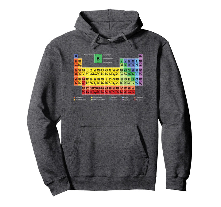 Neues Periodensystem der Elemente mit Beschreibung Pullover Hoodie