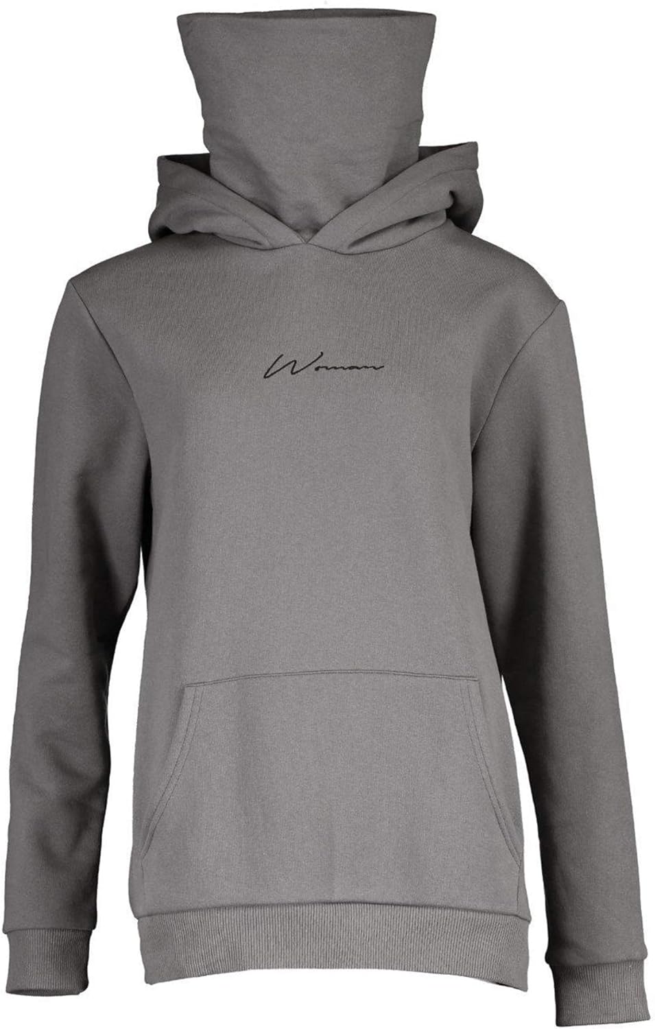 TrendiMax Damen Hoodie Kapuzenpullover Langarm Sweatshirt Winter Pullover Hochkragen Sweatjacke Kapu