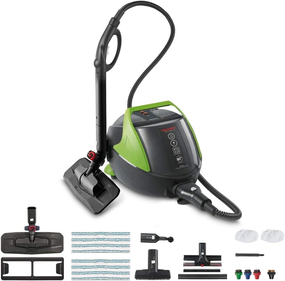 Polti Vaporetto PRO 95 Flexi Dampfreinigungsgerät mit 5 BAR, Wassertankkapazität und Turbo Funktion+