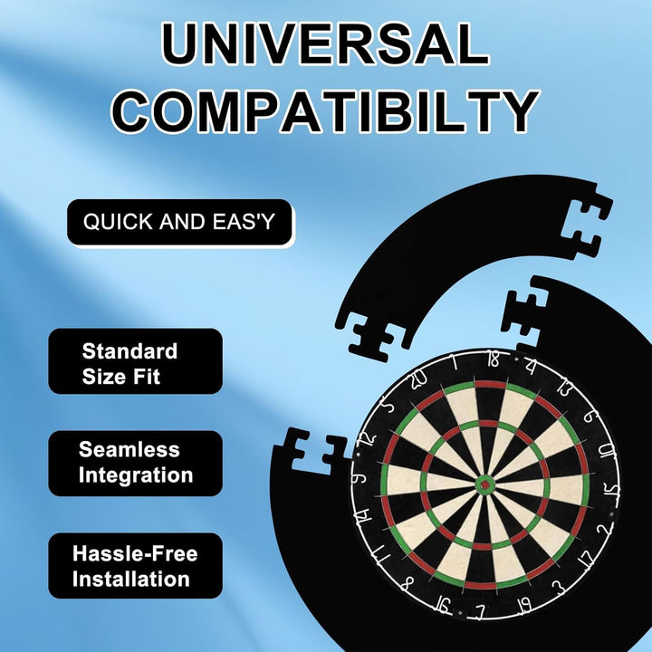 Dart Schutzring – Dartboard Surround für Ø 45 cm Dartscheibe – Dartscheibe Rundum Schutz & Dartwand
